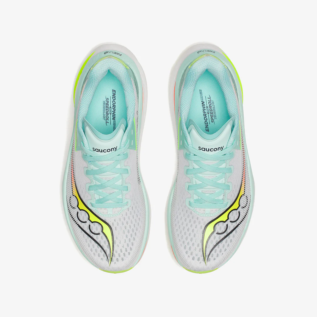 Saucony Women's Endorphin Azura "White/Splash" - Image 3