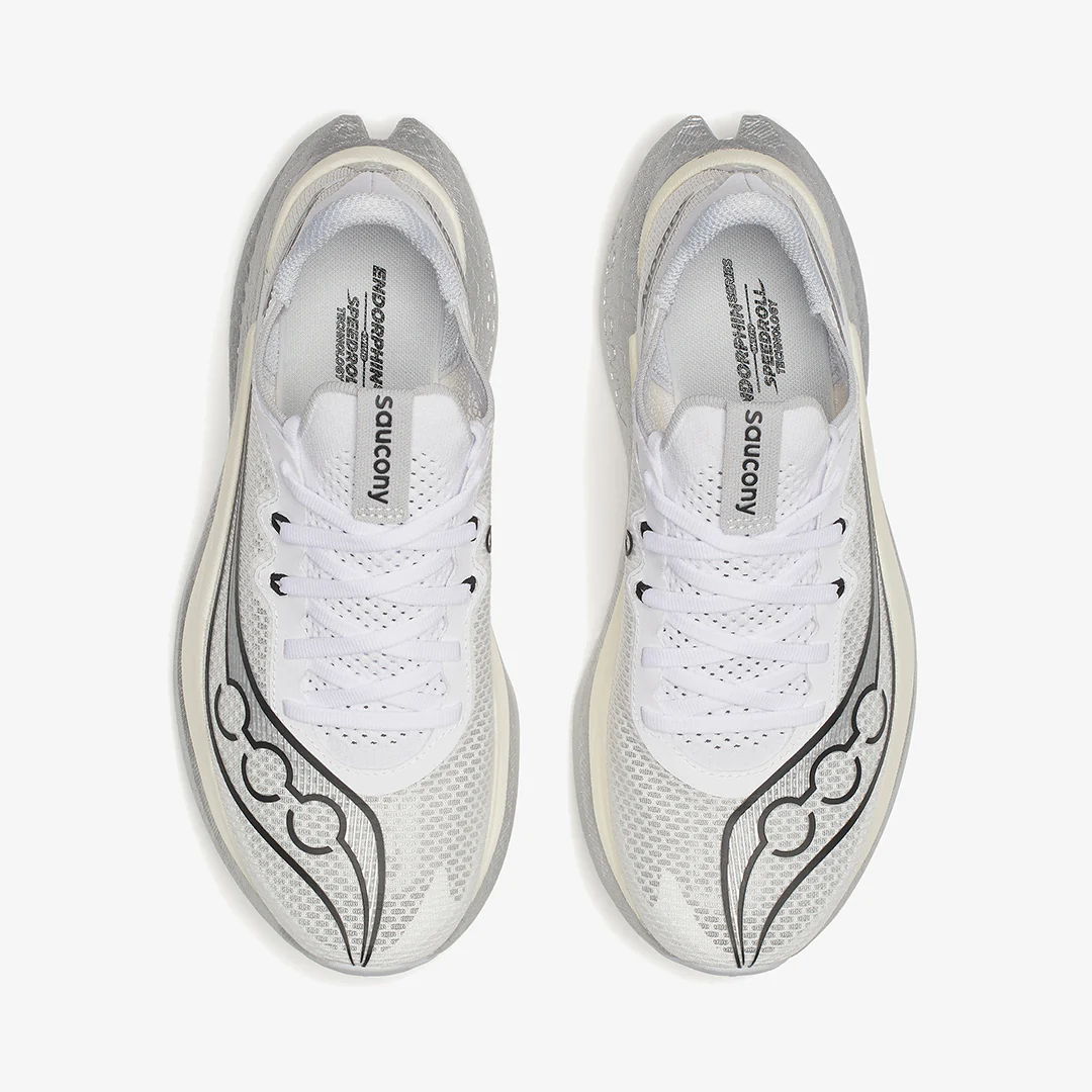 Saucony Women's Endorphin Pro 5 "White/Black" - Image 3