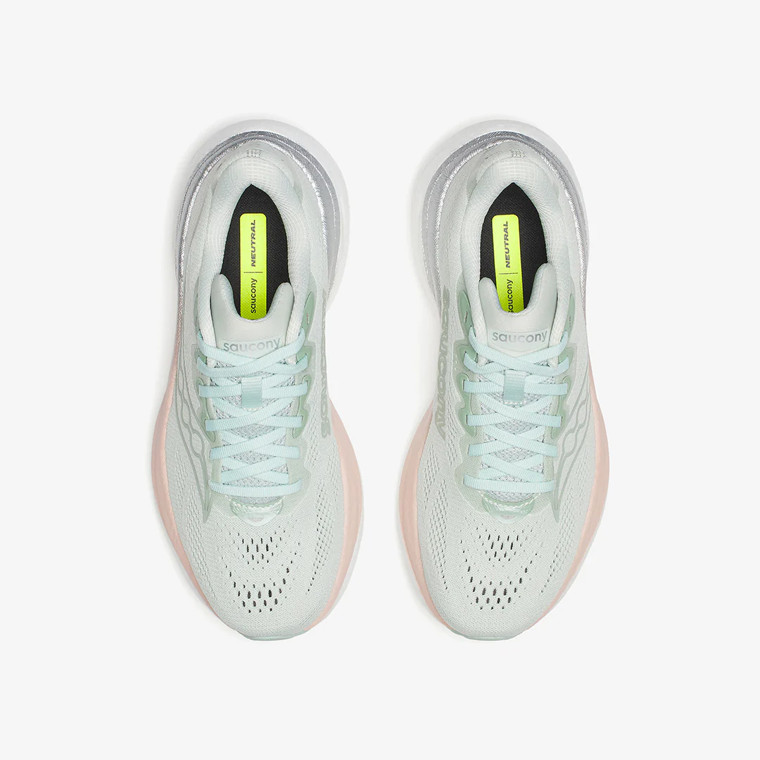 Saucony Women's Ride 19 "Mist/Cameo" - Image 3