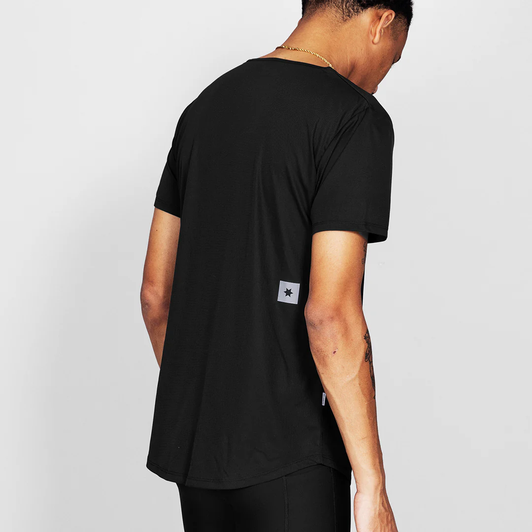 Saysky Men's Clean Flow T-shirt "Black" - Image 2