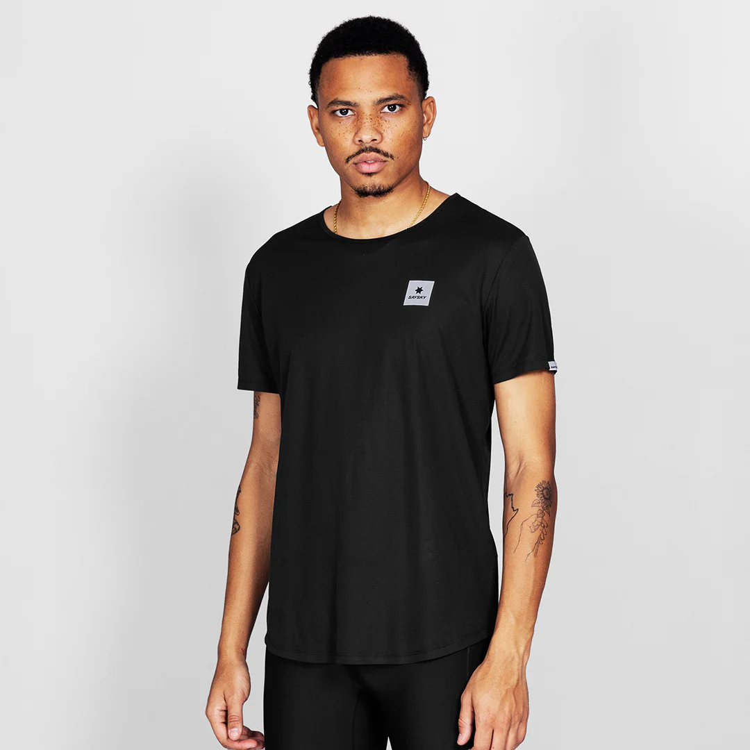 Saysky Men's Clean Flow T-shirt "Black" - Image 3