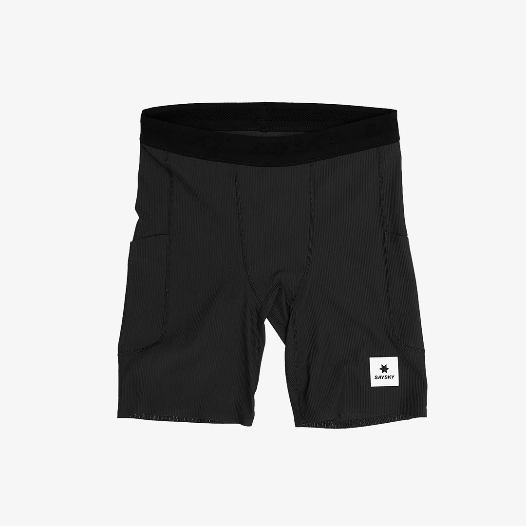 Saysky Men's Combat+ Rib Short Tights 8" "Black"