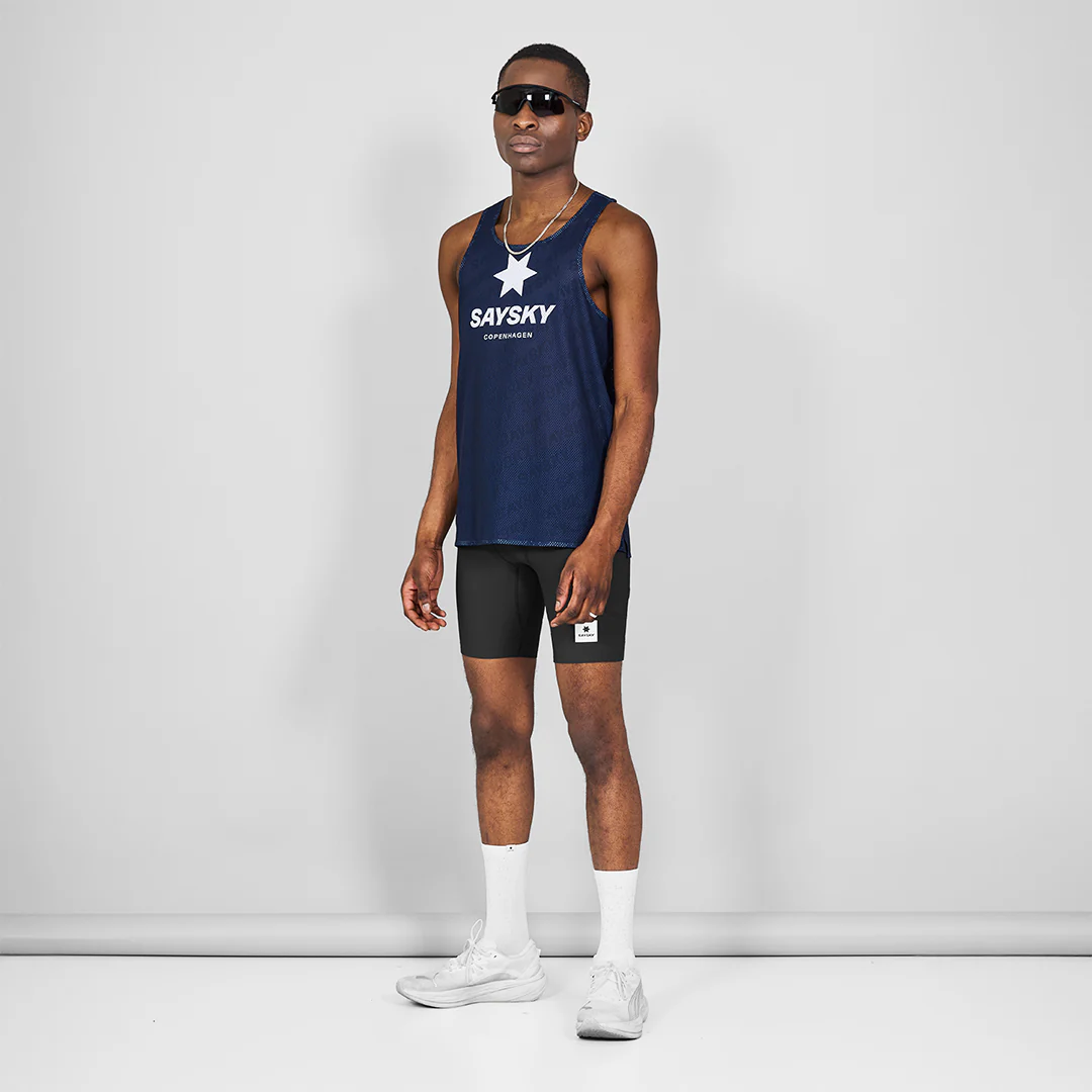 Saysky Men's Combat+ Rib Short Tights 8" "Black" - Image 2