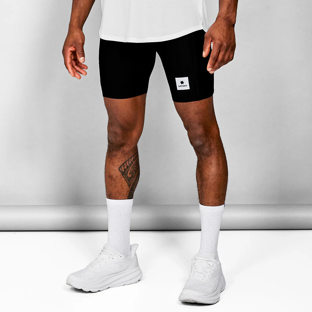 Saysky Men's Flow+ Race Short Tights 7" "Black" - Image 2