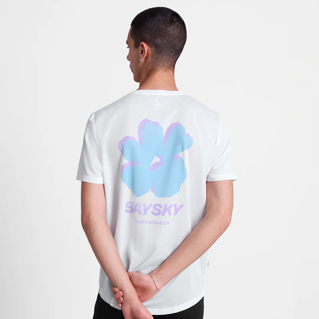 Saysky Men's Flower Combat T-Shirt "White" - Image 4