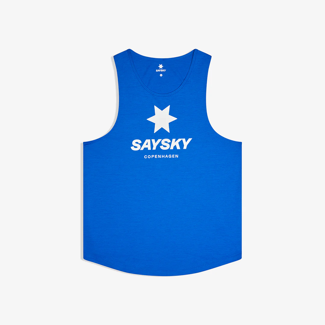 Saysky Men's Logo Combat Pro Singlet "Blue"