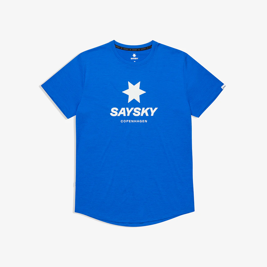 Saysky Men's Logo Combat Pro T-Shirt "Blue"