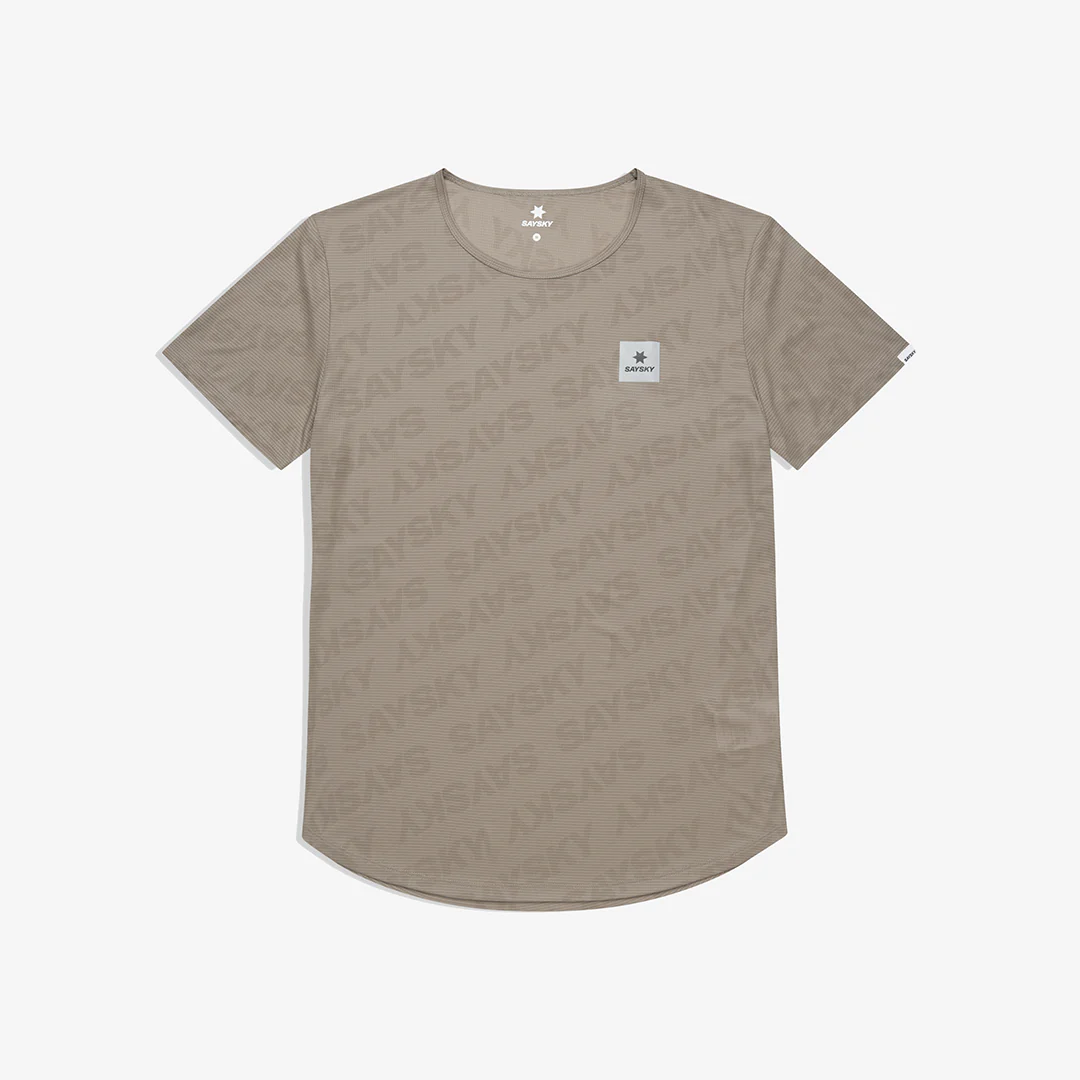 Saysky Men's Reactive Flow T-Shirt "Dark Beige"