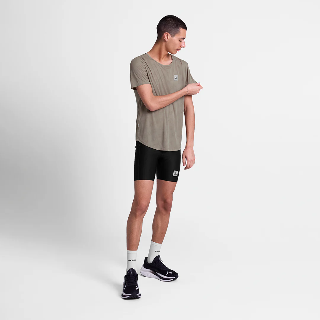 Saysky Men's Reactive Flow T-Shirt "Dark Beige" - Image 6