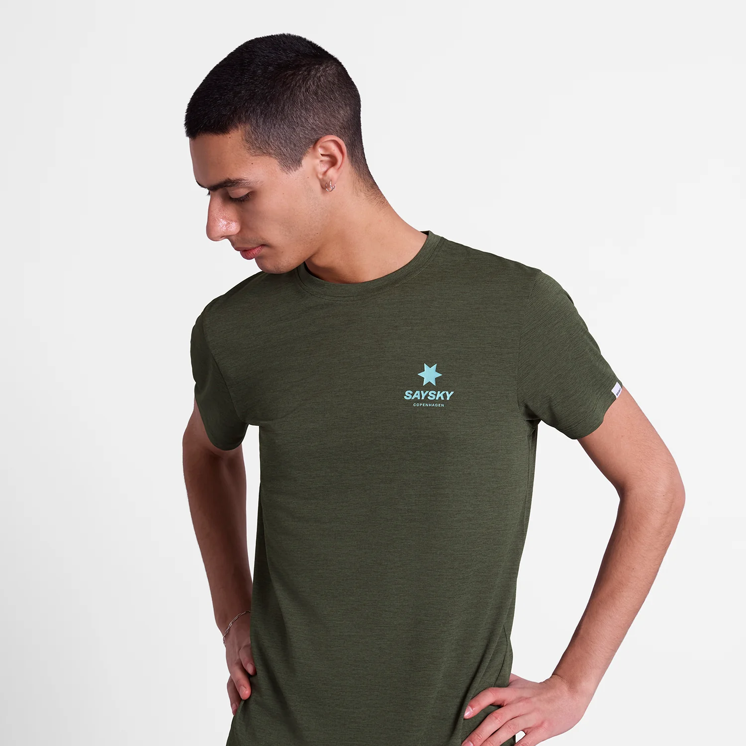 Saysky Men's Statement Combat Pro T-Shirt "Long Run Sundays" - Image 4
