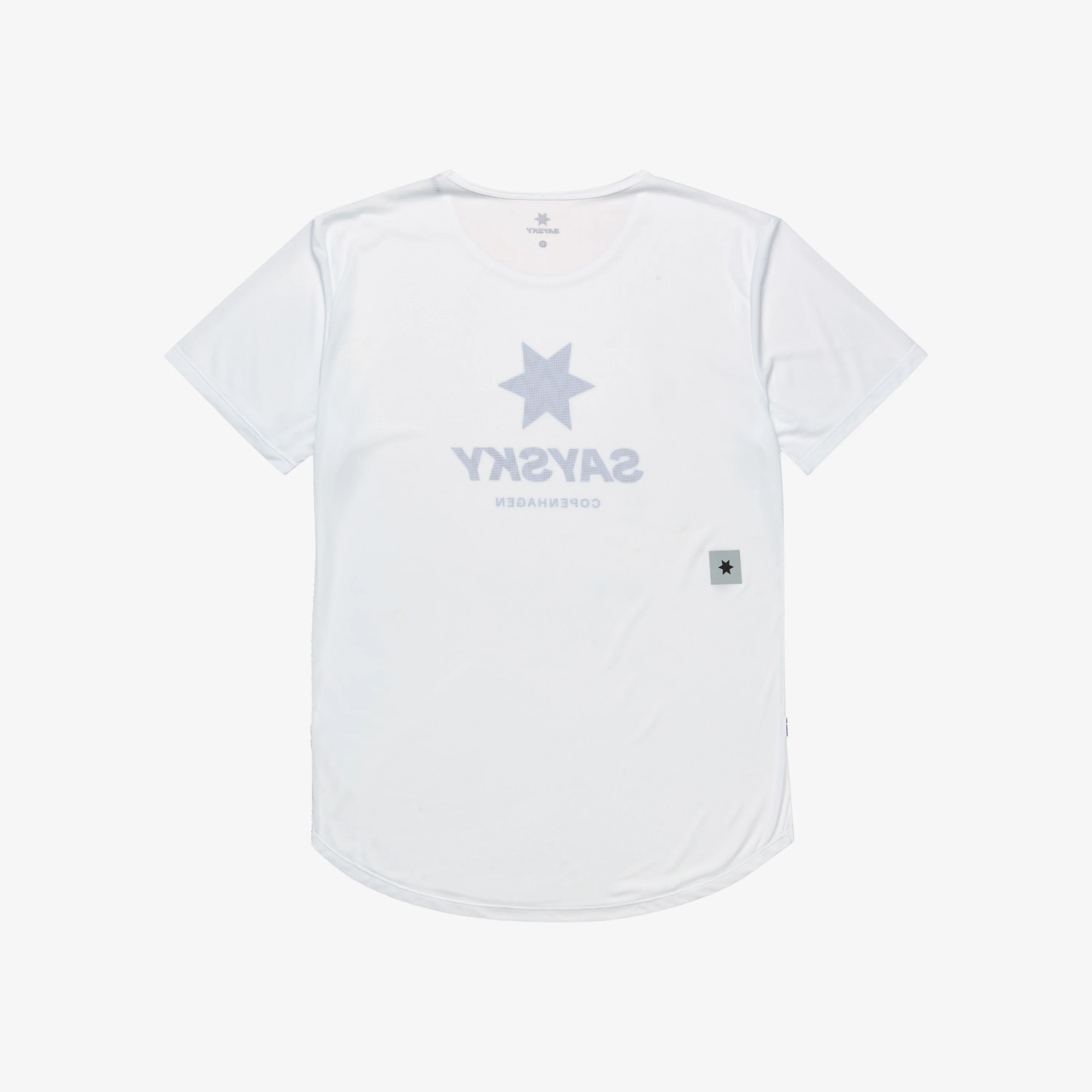 Saysky Men's Zig Zag Flow T-Shirt "White" - Image 2