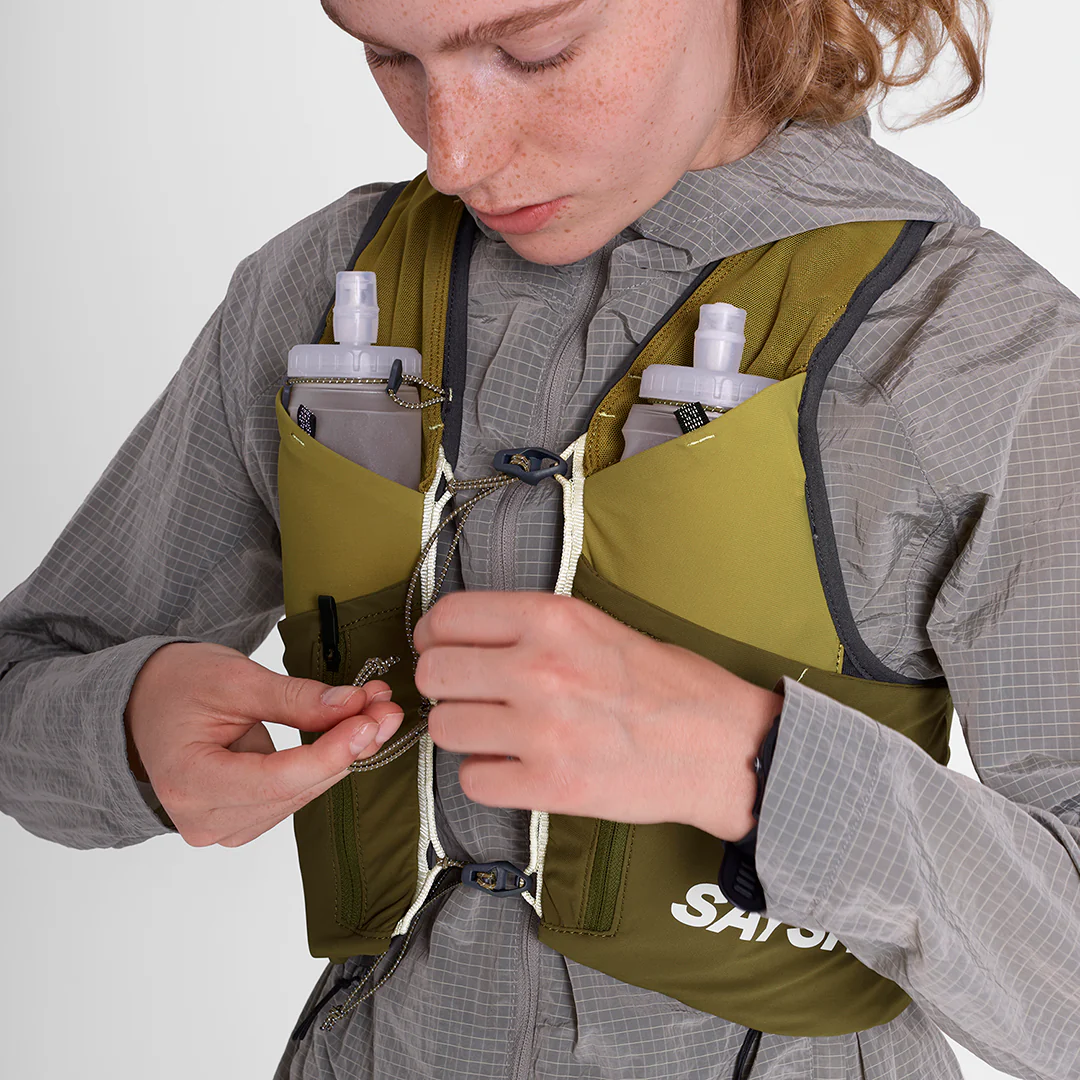 Saysky Unisex Flow Vest 12L Hydration Vest Set "Green" - Image 5
