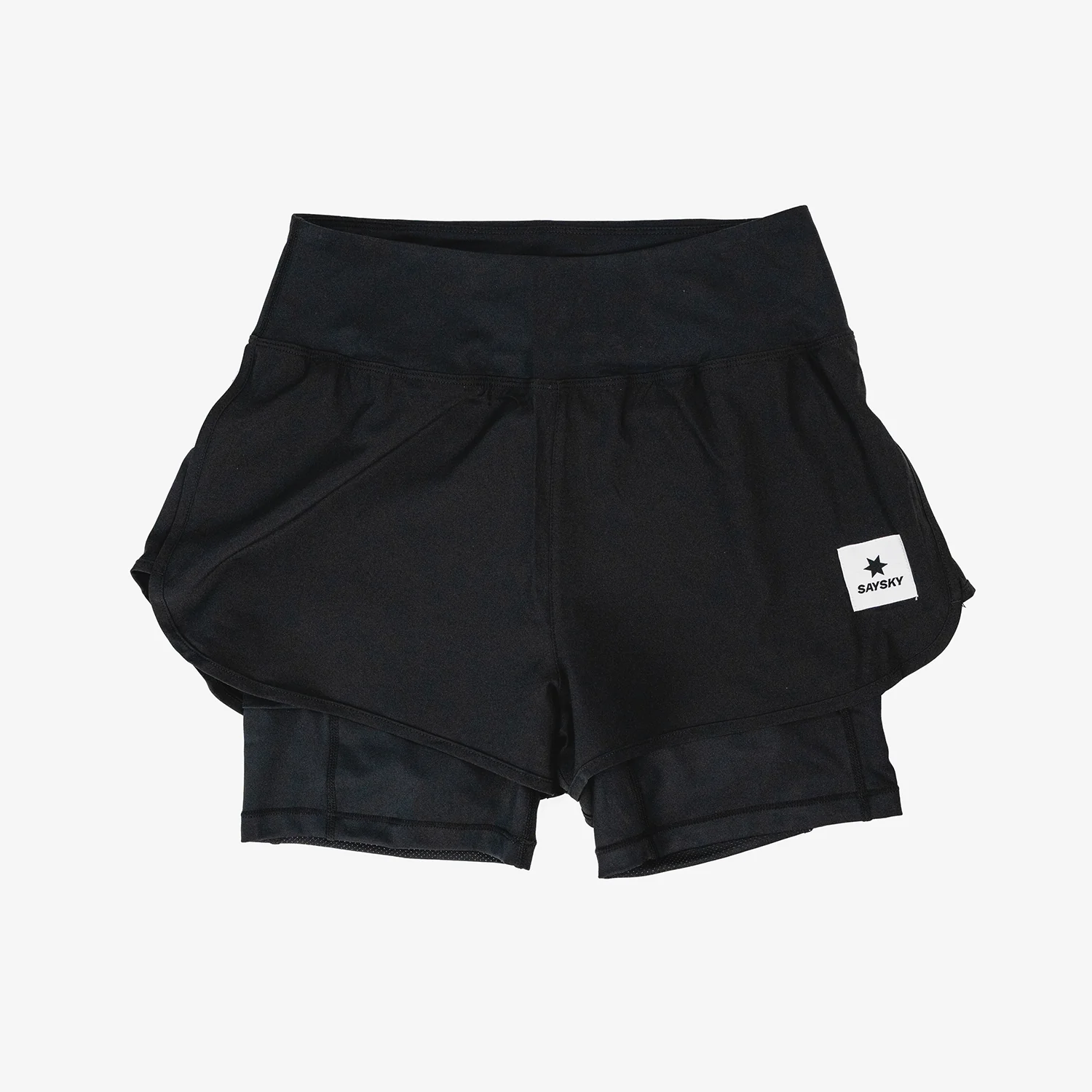 Saysky Women's 2 in 1 Pace Shorts 3'' "Black"