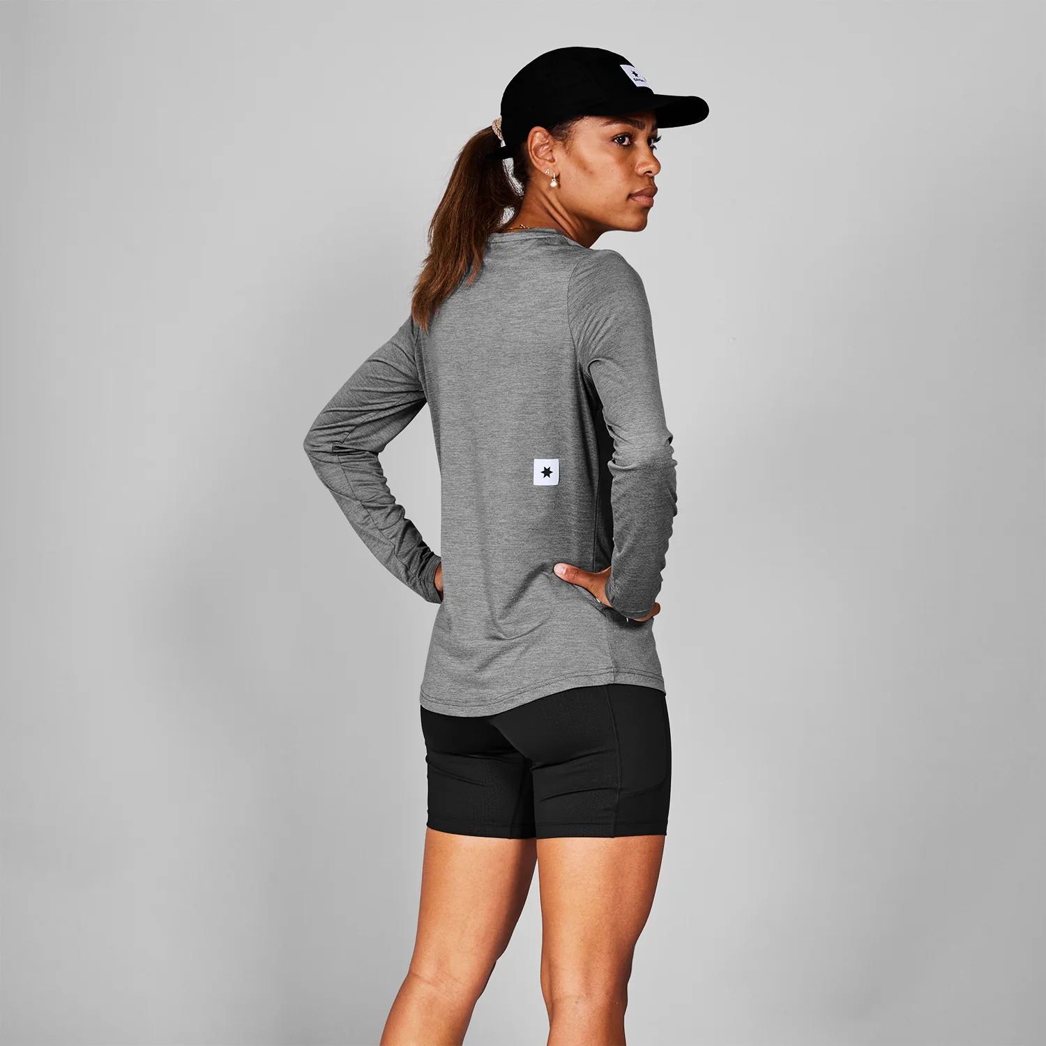 Saysky Women's Clean Pace Long Sleeve "Grey" - Image 4