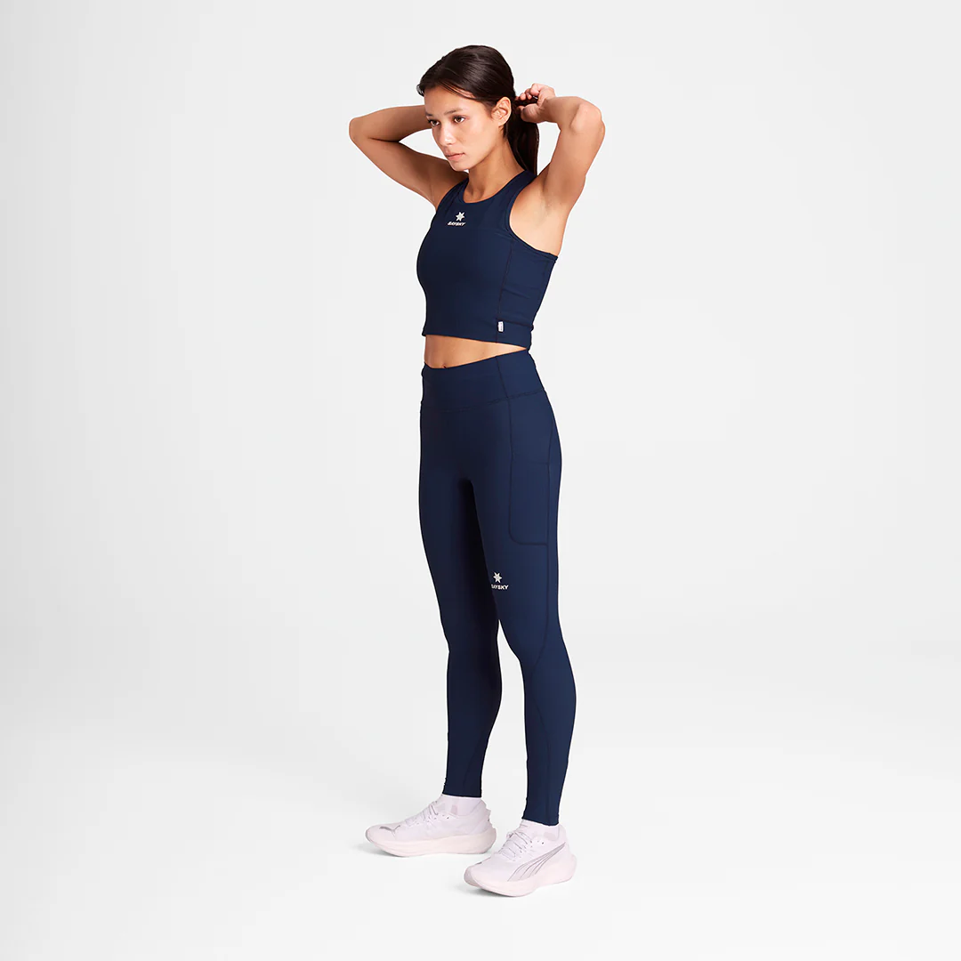 Saysky Women's Combat Rib Crop Top "Blue" - Image 6