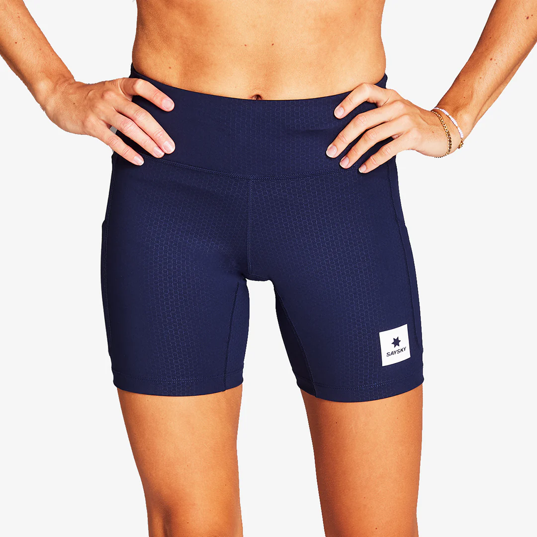 Saysky Women's Combat+ Short Tights 7" "Blue"