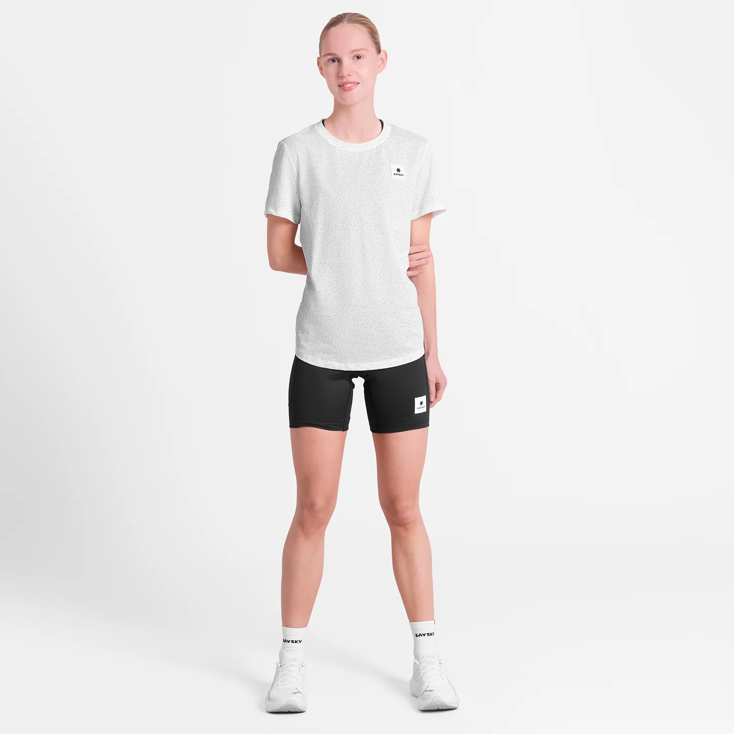 Saysky Women's Combat T-Shirt "White Universe" - Image 5