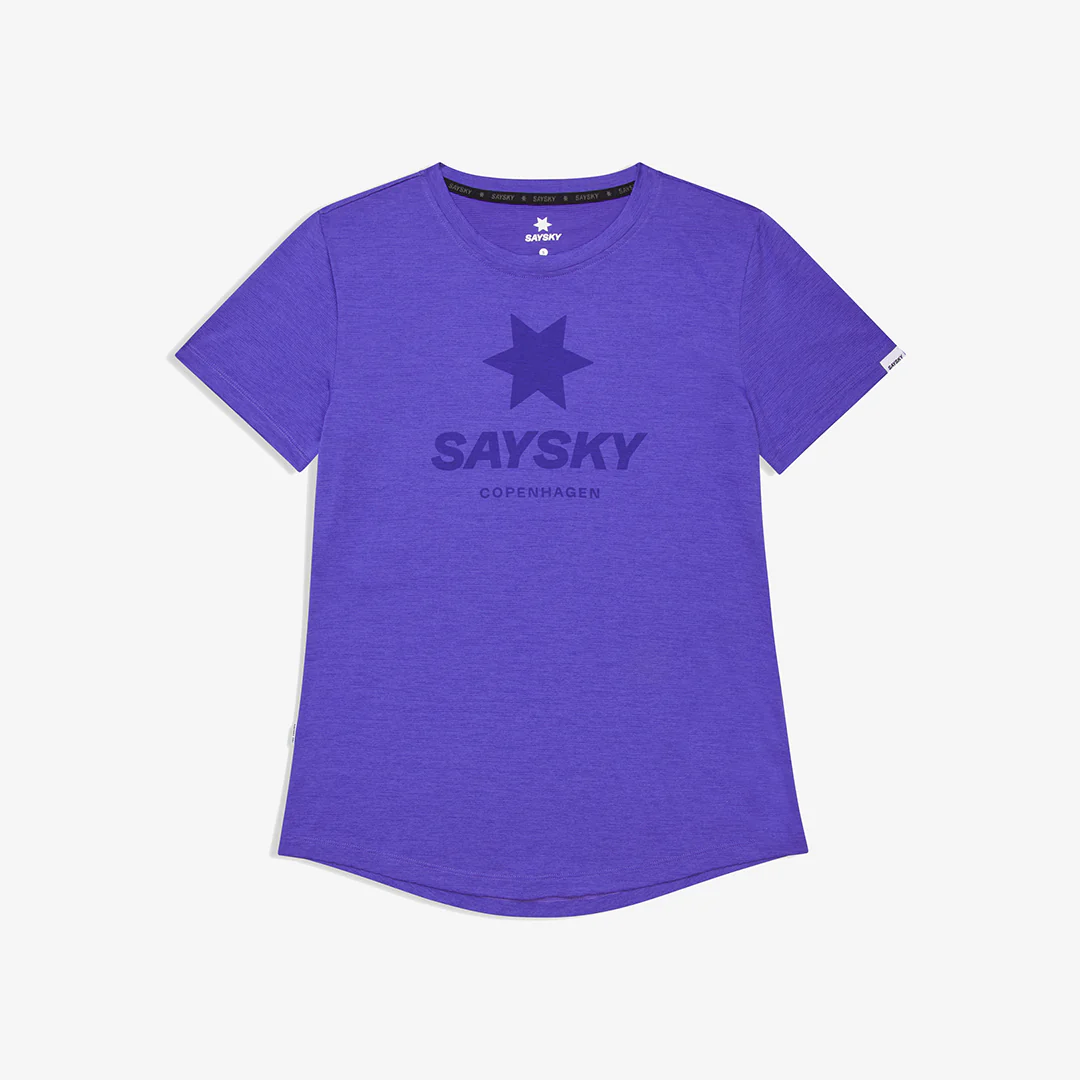 Saysky Women's Logo Combat Pro T-Shirt "Purple"