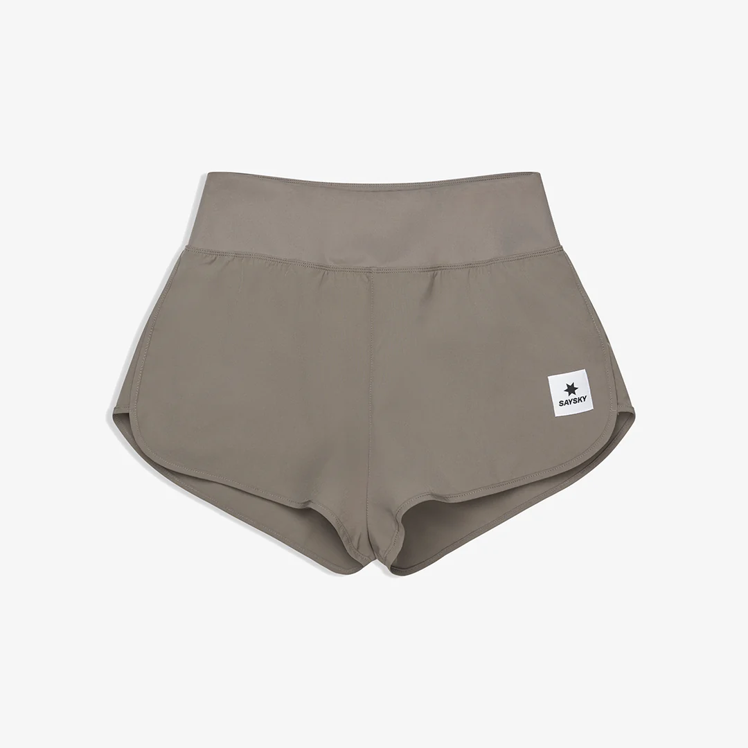 Saysky Women's Pace Shorts 3" "Taupe"