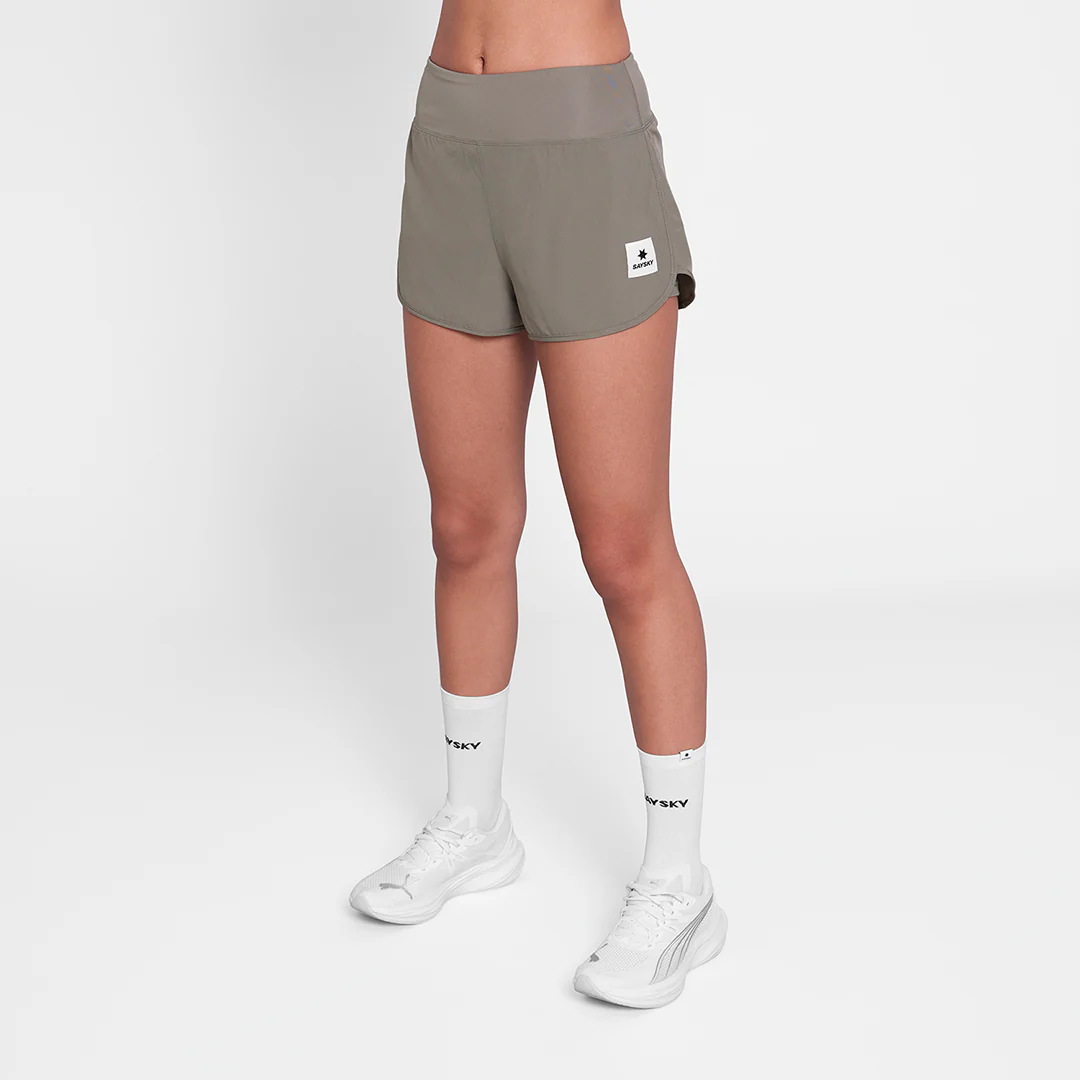 Saysky Women's Pace Shorts 3" "Taupe" - Image 3