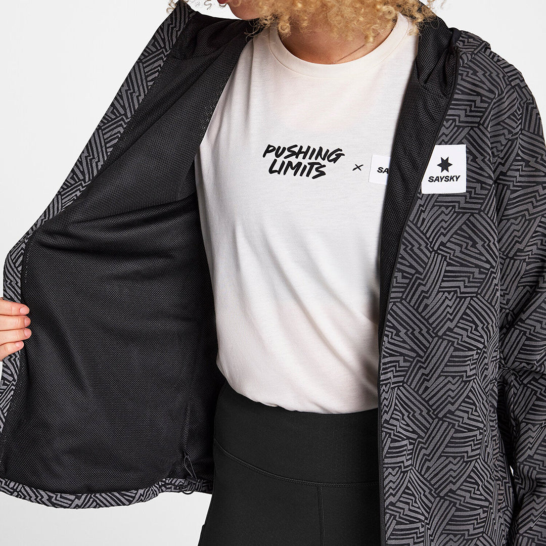 Saysky Women's Reflective Blaze Jacket "Black AOP" - Image 8