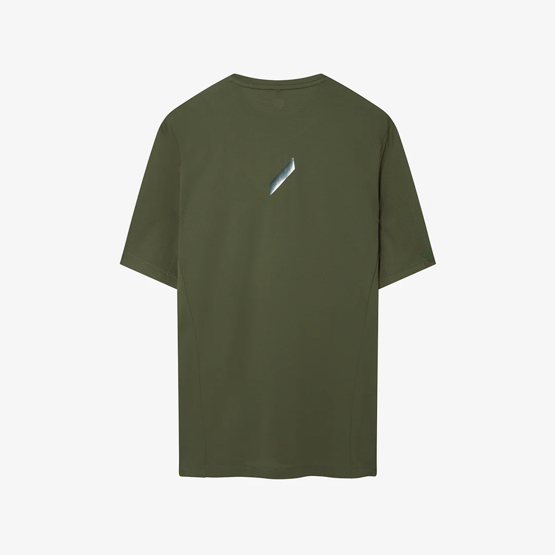 Soar Men's Eco SS Tech Tee "Dark Green" - Image 2