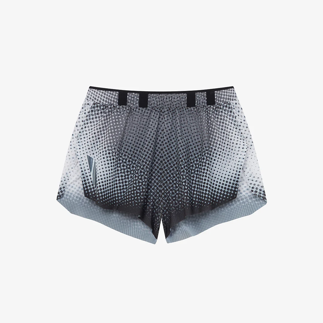 Soar Men's Marathon Shorts "Black/White Dot"