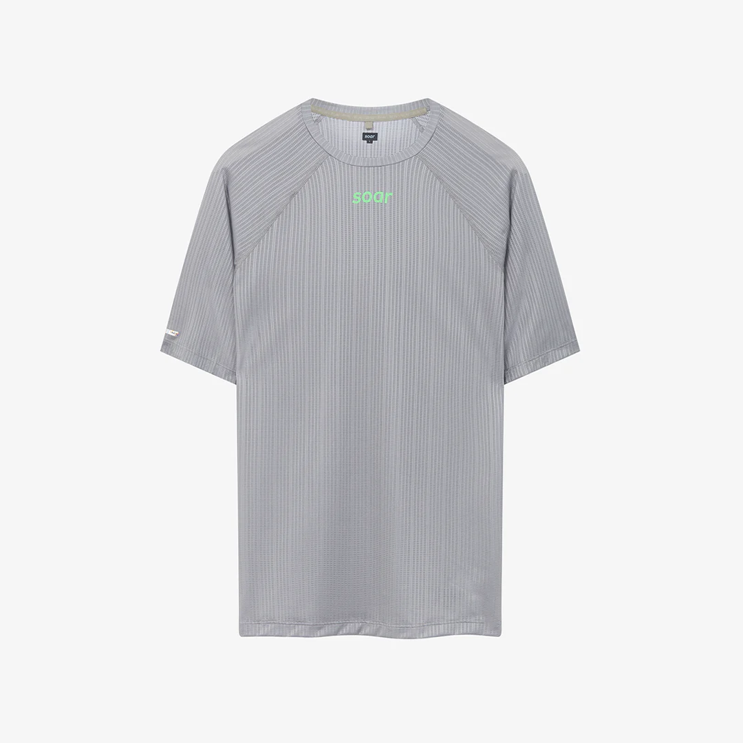 Soar Men's Race Tee "Silver Grey"