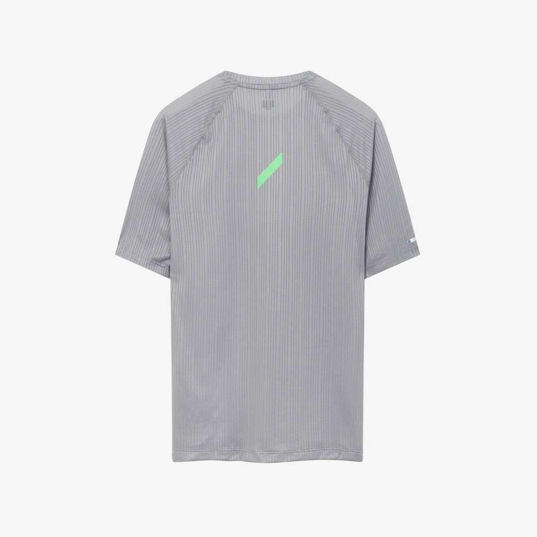 Soar Men's Race Tee "Silver Grey" - Image 2