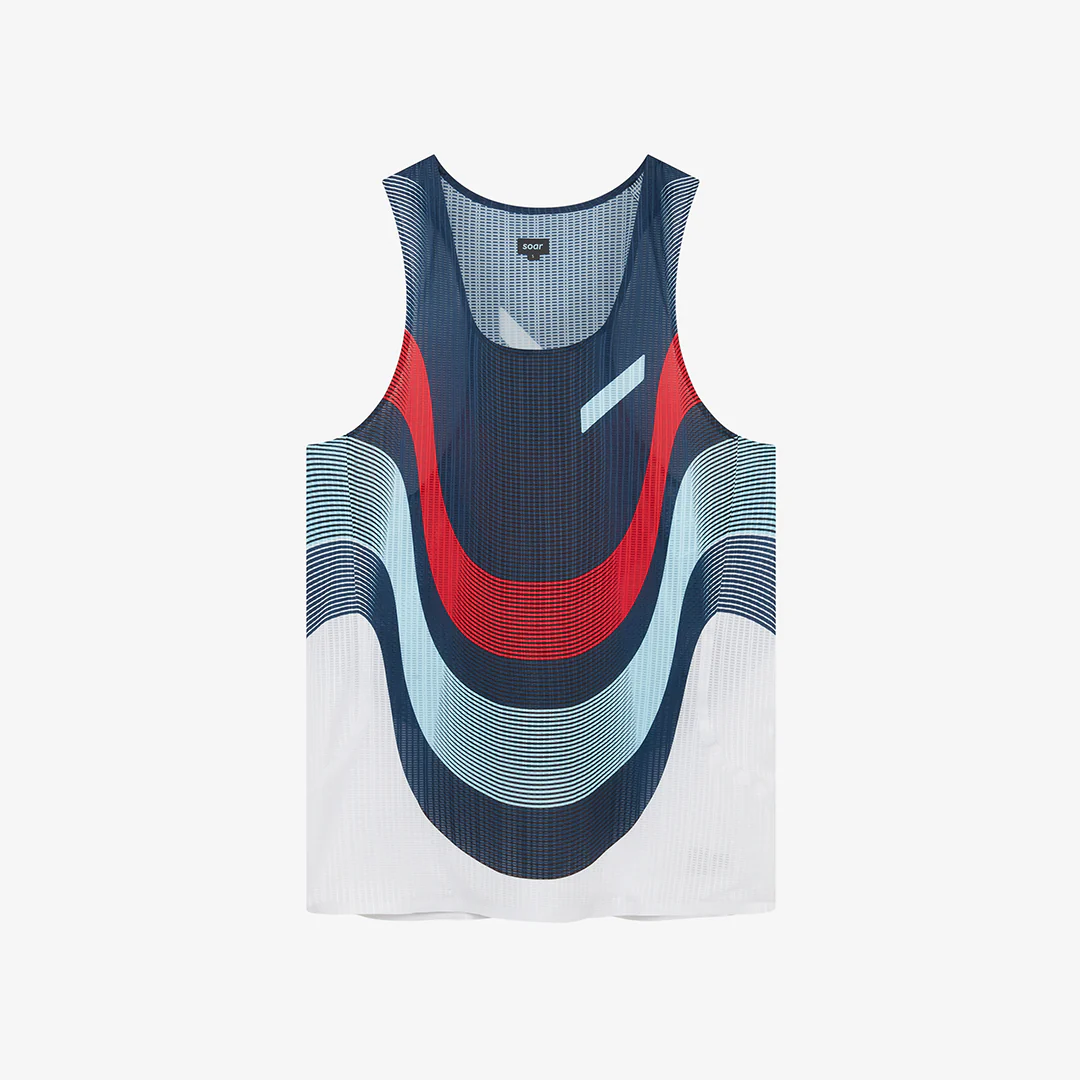 Soar Men's Race Vest 2.0 "Navy/Red/White"