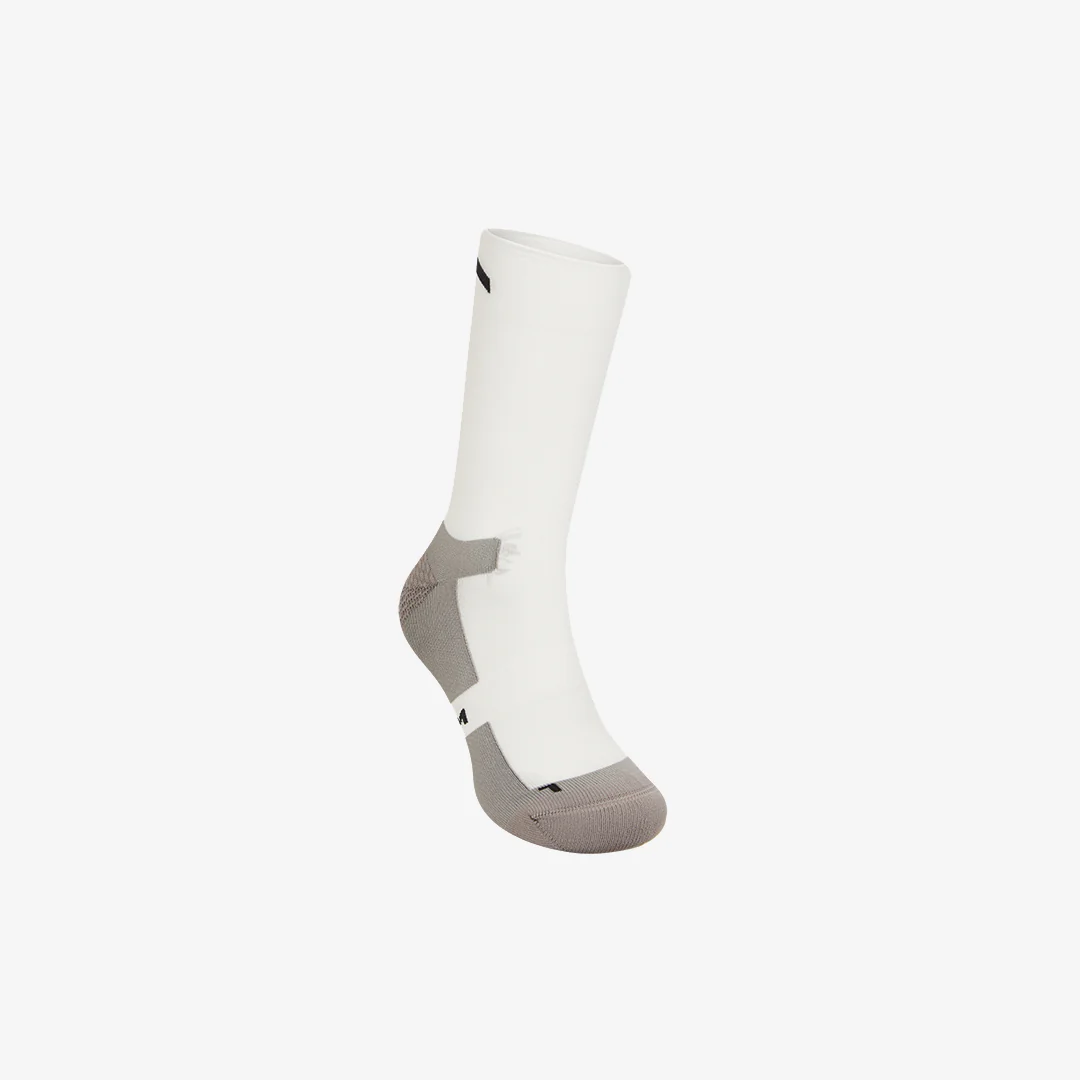 Soar Unisex Crew Race Sock "White"